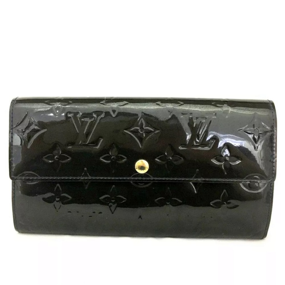 Louis Vuitton Black Embossed Wallet